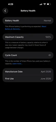 iphone 17 pro max 256gb orange -in warranty