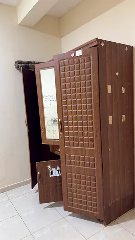 Used Wooden cupboard / Armoire with Mirror - Fair Condition