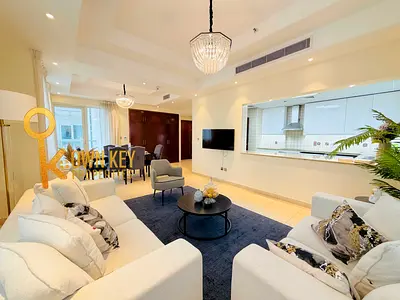 Fully Furnished | Chiller AC Free | Sea View 2-BR Apt