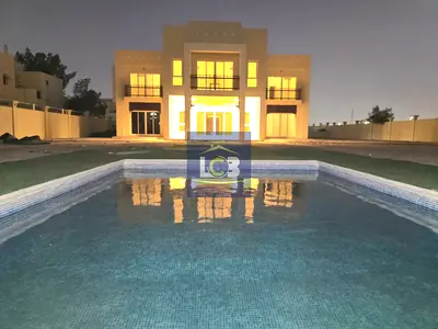 LUXURIOUS 6 MASTER BEDROOMS,LIVING HALL,MAJLIS,DINNING ROOM,WARDROB,MAIDS,LAUNDRY,DRIVER ROOM & HUG