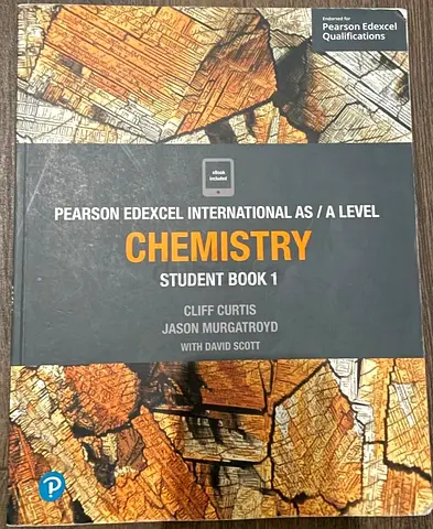 Pearson Edexcel International AS / A Level Chemistry Student Book 1