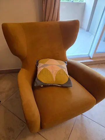 West Elm Wingback Armchair, Excellent Condition WhatsApp 056 788 7713. Pick up Motor City