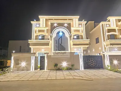 Luxury classic villa for sale in Al Helio, Ajman - spacious areas and high-end finishes - freehold ownership