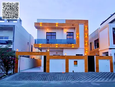 فيلا بتصميم حديث كلاسيكي تحتوي على خمس غرف نوم رئيسية متاحة للإيجار في الياسمين، عجمان