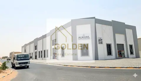 with 120 kva power new warehouse facing the entrance of a main road at a competitive price in a vital location and a direct front on the street, suitable for manufactoury various activities, storage a