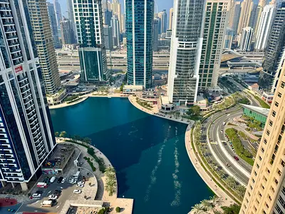 شقة مشرقة من غرفتي نوم | Goldcrest Views 2 | إطلالة على وسط المدينة | غير مفروشة