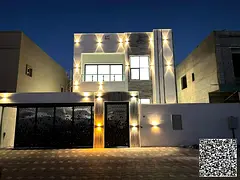 Villa for rent in Al Zahia | Large swimming pool | Two floors & roof terrace | Maid's room |