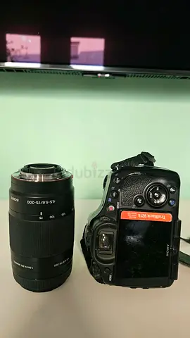 Sony alpha SLT-A57 Digital Camera with 2 original Sony  A-mount lenses