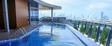 1 B/R FLAT AVAILABLE IN JADDAF WITH POOL/GYM/GARDEN/KIDS PLAY AREA