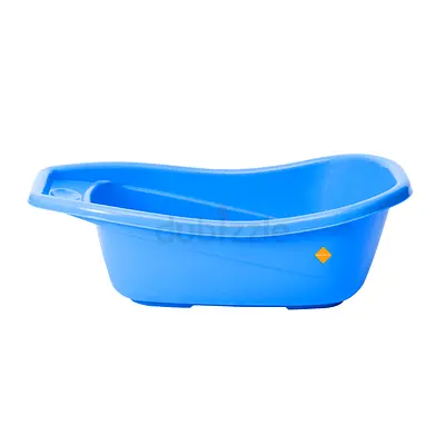 Blue Baby Bath Tub - Lightweight Plastic Infant Bath NEW