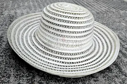South Korean Branded Lightweight Wide-Brim Straw Sun Hat