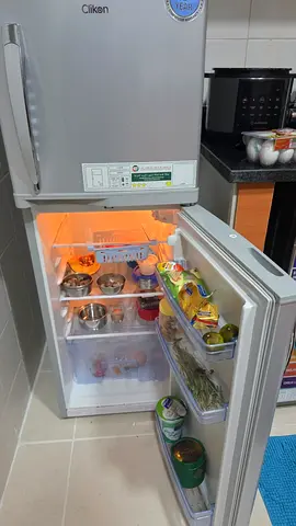 Clikon Double Door Refrigerator Silver