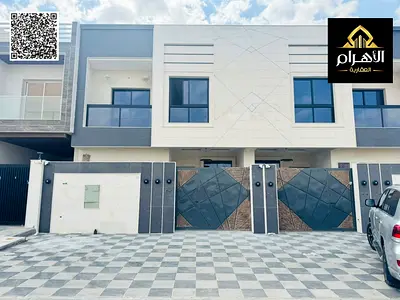 بدون عمولة فيلا (تاون هاوس) للبيع في الباهية عجمان | واجهة رخام | 4 غرف ماستر | تملك حر لجميع الجنسيات