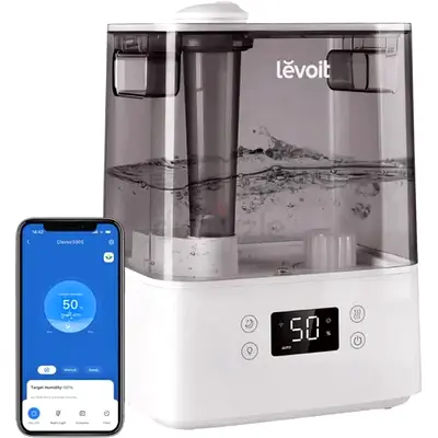 Levoit Classic 300S Smart Ultrasonic Humidifier | LUH-A601S-WAE | 6L | 26W