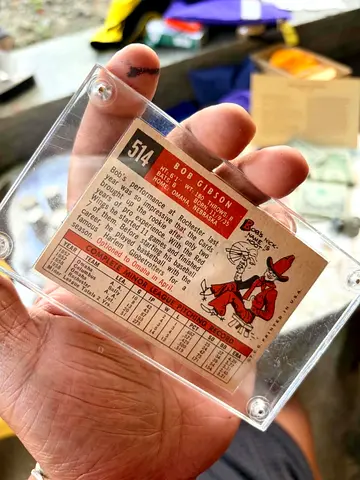 1959 Topps Bob Gibson Rookie Card