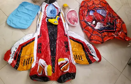 Kids Inflatable Ride-On Plane and Accessories - Used