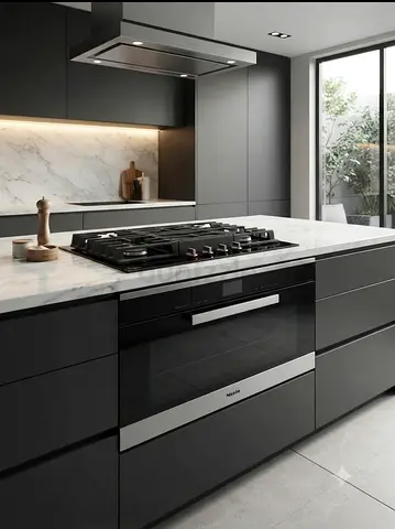 Miele Built-In Electric Oven 90cm & Gas Cooktop 90cm – Premium Kitchen Set