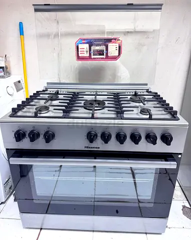 Hisense HGI9B21S, 90 cm Freestanding Gas Cooker With Dual Fan, 105 Liters FREE DELIVERY +WARRANTY