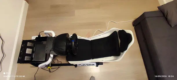Playseat Racing Simulator Cockpit with Steering Wheel and Pedals