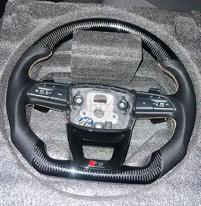 Audi Q7 SQ7 Q8 SQ8 Sport leather Steering wheel carbon RS Vibration/Heating