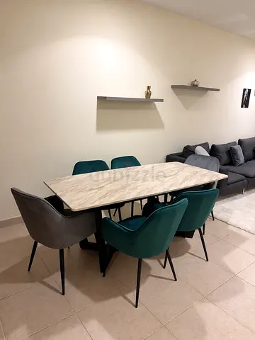 Dining table with chairs