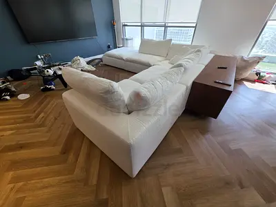 Modular Marina home luscious Feather 🪶 filled Sofa with footstool