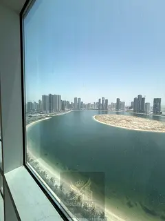 Golden Opportunity for Luxury Living - Largest 3 Bedrooms and Hall with Full Sea View in Sharjah