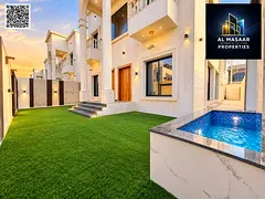 The villa of your dreams in the heart of Ajman, close to amenities; includes electricity, water, and