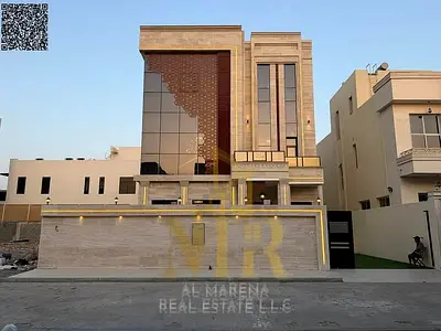 فرصة مميزة | فيلا فاخرة للبيع في العالية – عجمان | 6 غرف ماستر | مسبح خاص | طابقين + روف