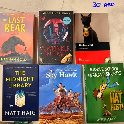 Bundle of 7 Mixed Fiction & Graphic Novels - Good Condition