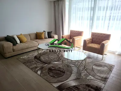 Fully Furnished Sea & Golf View 2BR + Maid Vacant Now