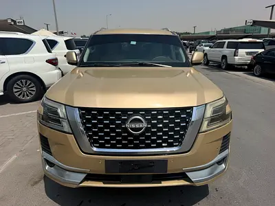Nissan patrol 2016 look 2020 gold color GacC calen car