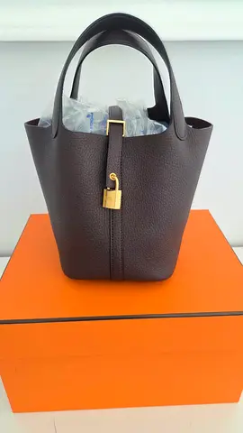 Brand New Hermes Picotin 18 Rouge Sellier GHW Full Set & Receipt
