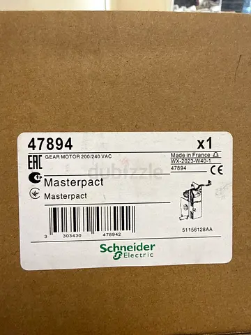 Schneider Electric Masterpact Circuit Breaker Motor (New in Box) - Model 47894
