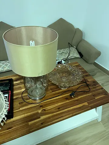 Table Lamp with Decorative Piece