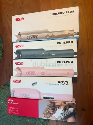 Set of TYMO automatic hair curlers (CurlPro, CurlPro Plus, Rovy) - unused in boxes