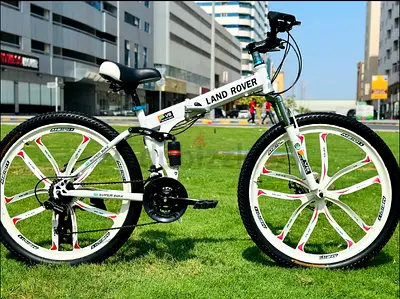 Land Rover foldable mountain bike - white, good condition