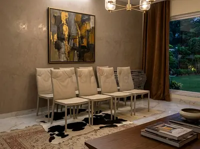 Cattelan italia Set of 8 Italian Leather Modern Ivory Dining Chairs - Good Condition