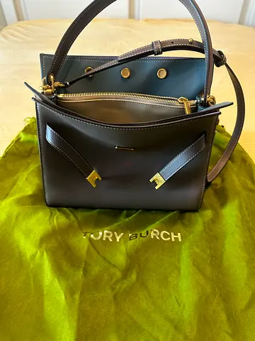 Tory Burch Lee Radziwill Small Double Bag – Used Once – Excellent Condition