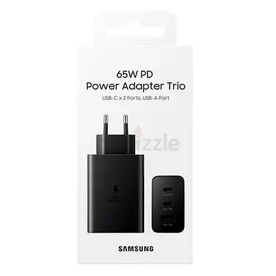 Samsung 65W PD Power Adapter Trio (USB-C x2 + USB-A) - Brand New