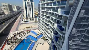 Furnished 2BHK | Gemz by Danube | Pool & City Views