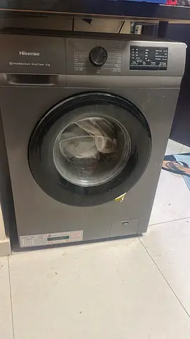 Hisense Front Load Washing Machine - 6kg, Gray, Good Working Condition