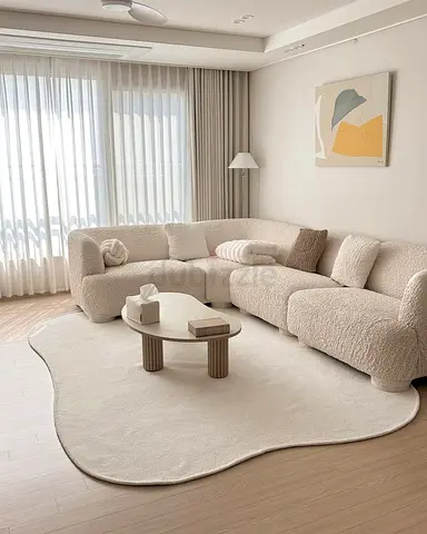 Brand New beige color 4 seater corner sofa