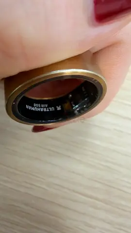 Ultra human Ring-style Smart Ring (Gold-tone) - Size 8, used