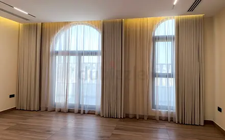 New customized curtains and installation