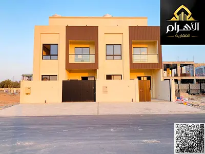 Luxury villa in Al Helio, Ajman | Sophisticated modern design, spacious interiors, and an exceptional location for family living—registration and owne