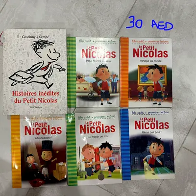 Set of 6 'Le Petit Nicolas' children's books (French) - Good condition