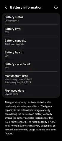 Z fold 6 256gb 98%