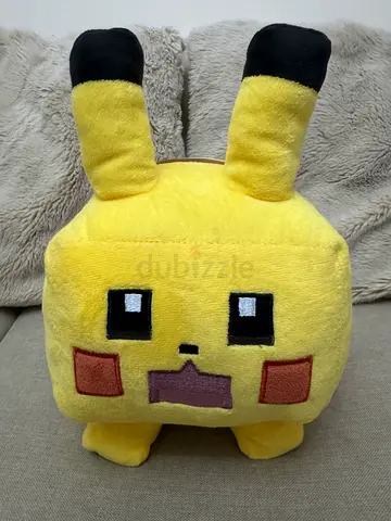 Blocky "Pokémon Quest" Style Pikachu Plush (Cushion Size)