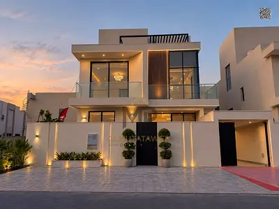 🏡 فيلا مميزة للبيع في الزاهية – عجمان | 5 غرف نوم ماستر | مصعد | شاملة الكهرباء والمياه والمكيفات | تصميم راقٍ ومساحات واسعة | فرصة مميزة للسكن والاس